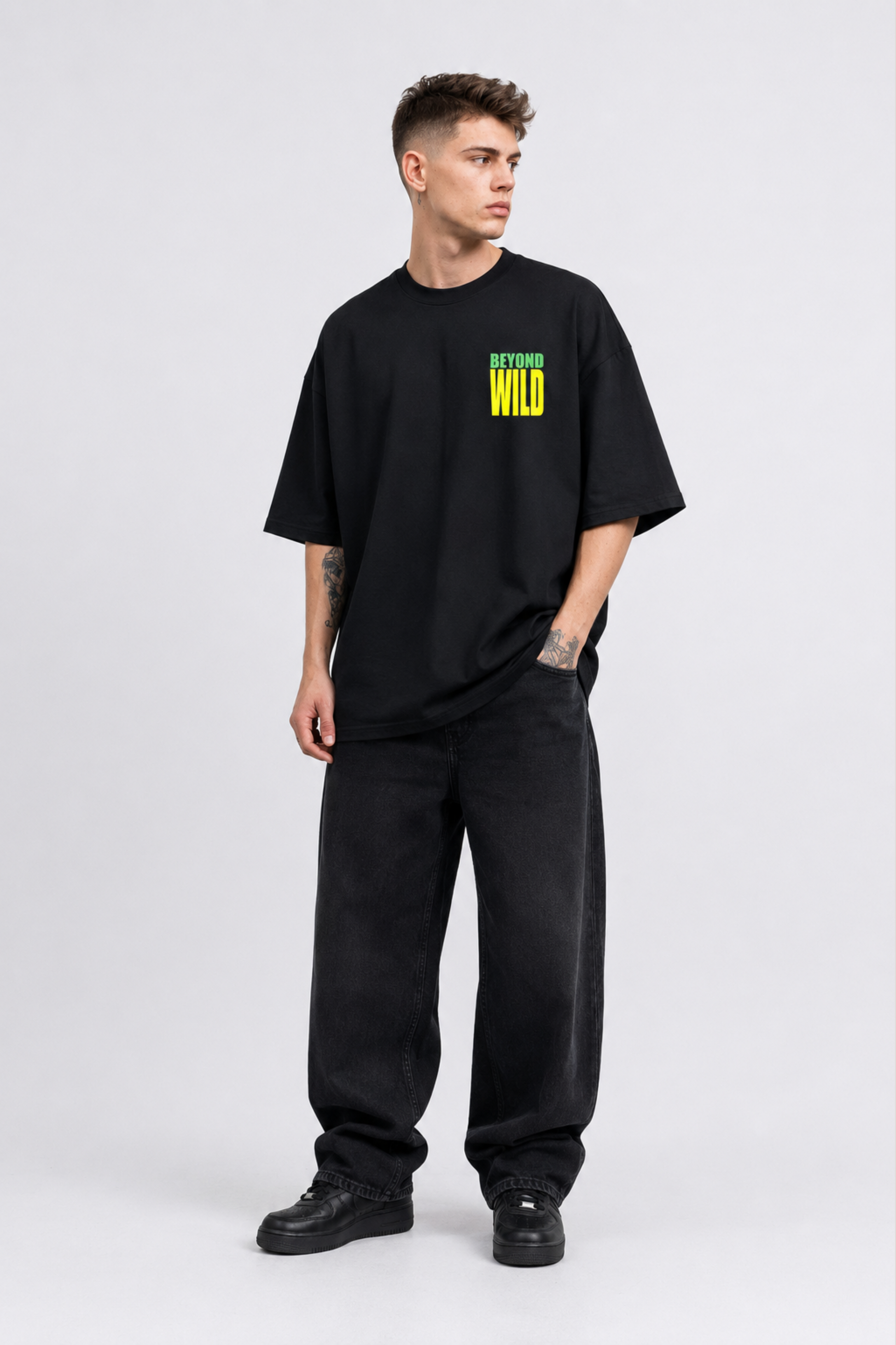 Beyond Wild Oversized T Shirt Men