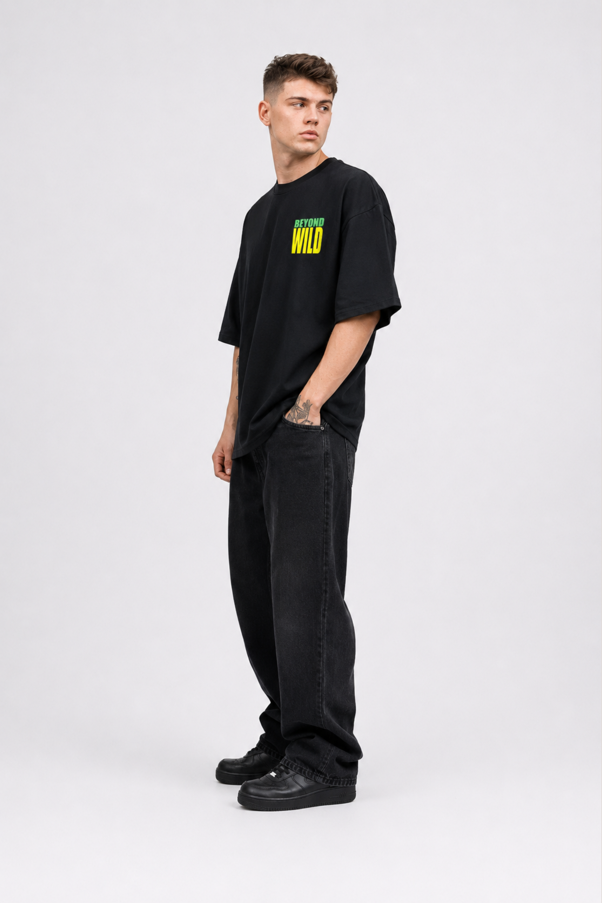 Beyond Wild Oversized T Shirt Men