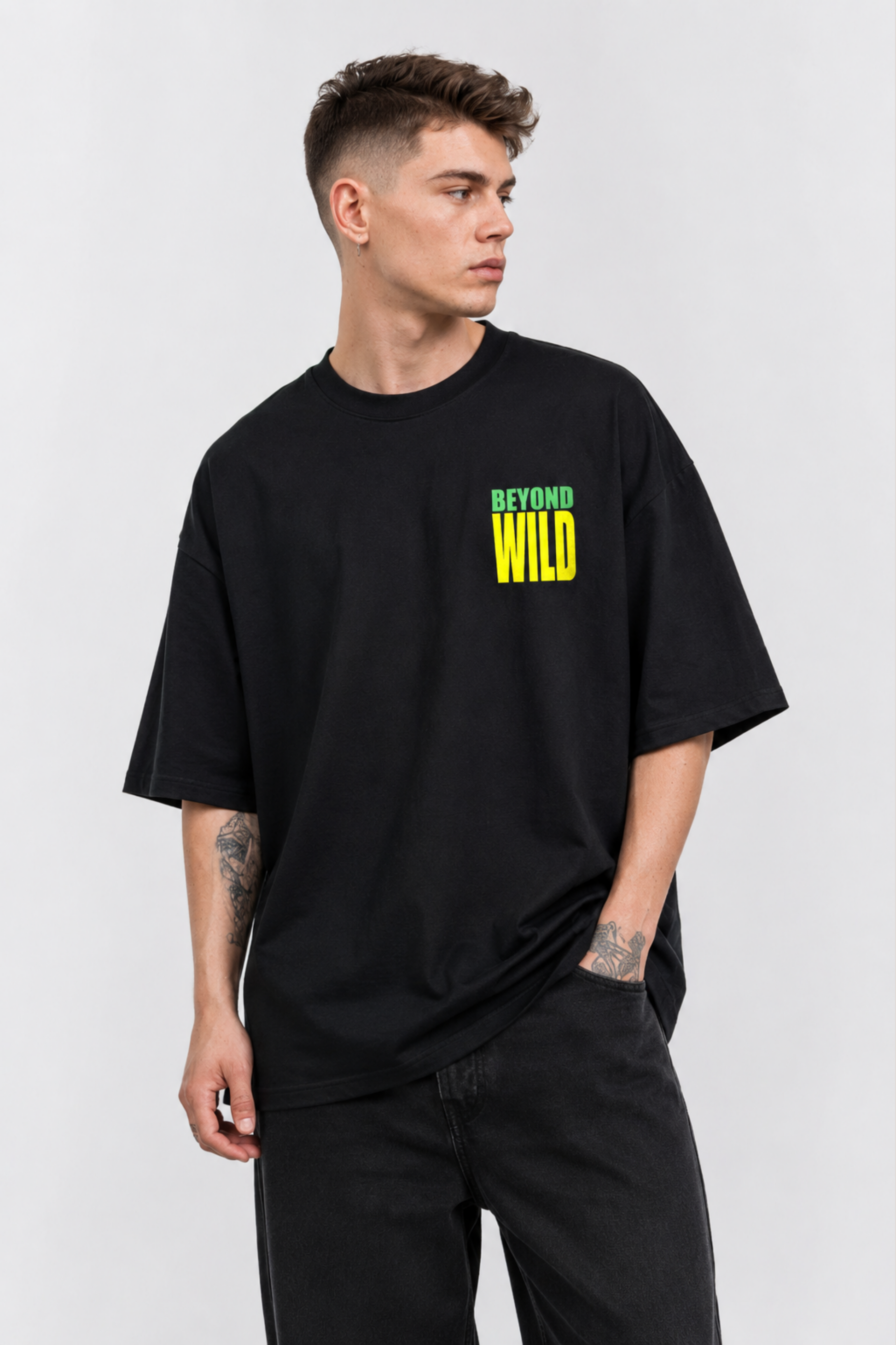 Beyond Wild Oversized T Shirt Men