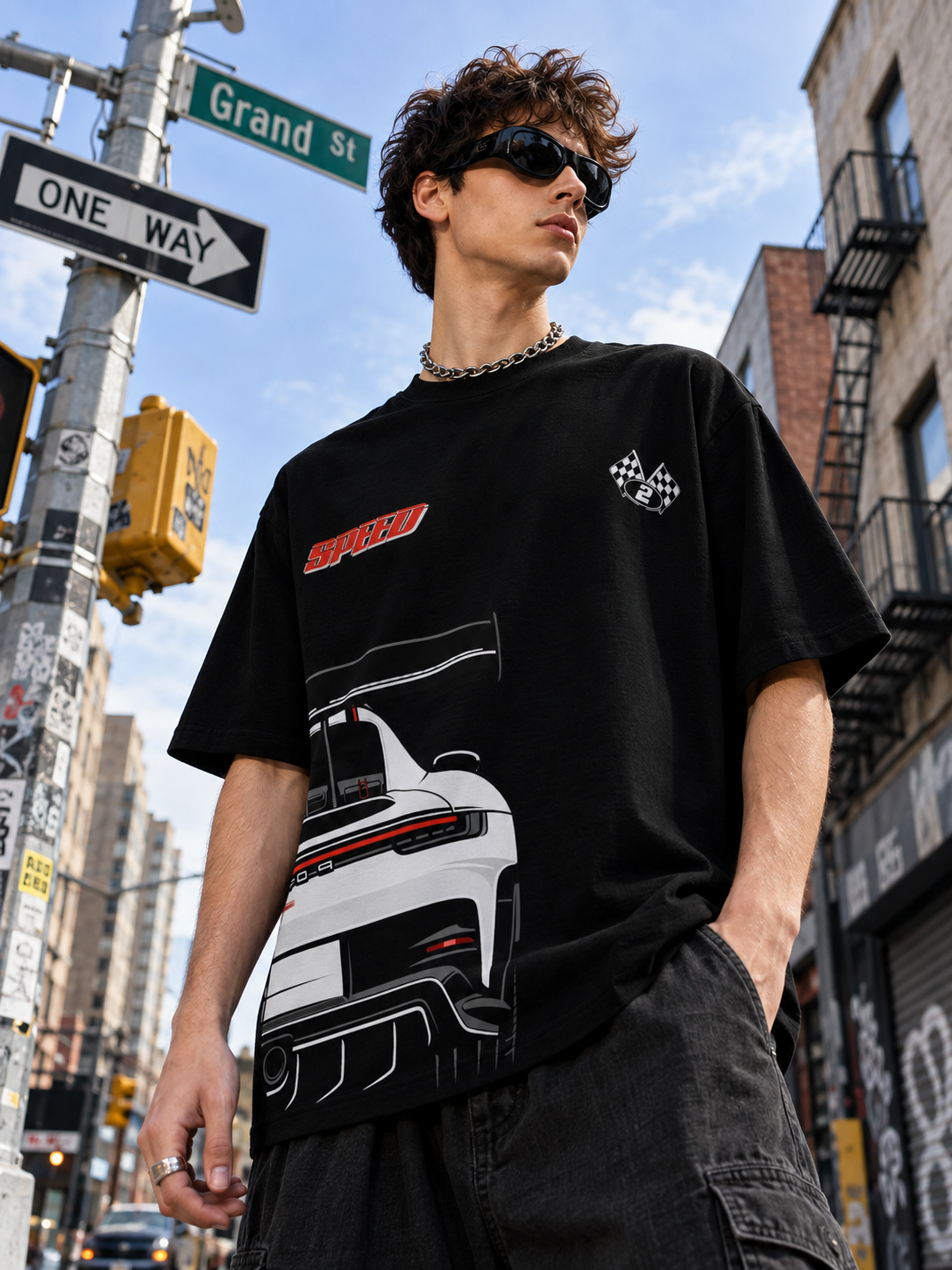 Ride Speed Oversized T Shirt – Men