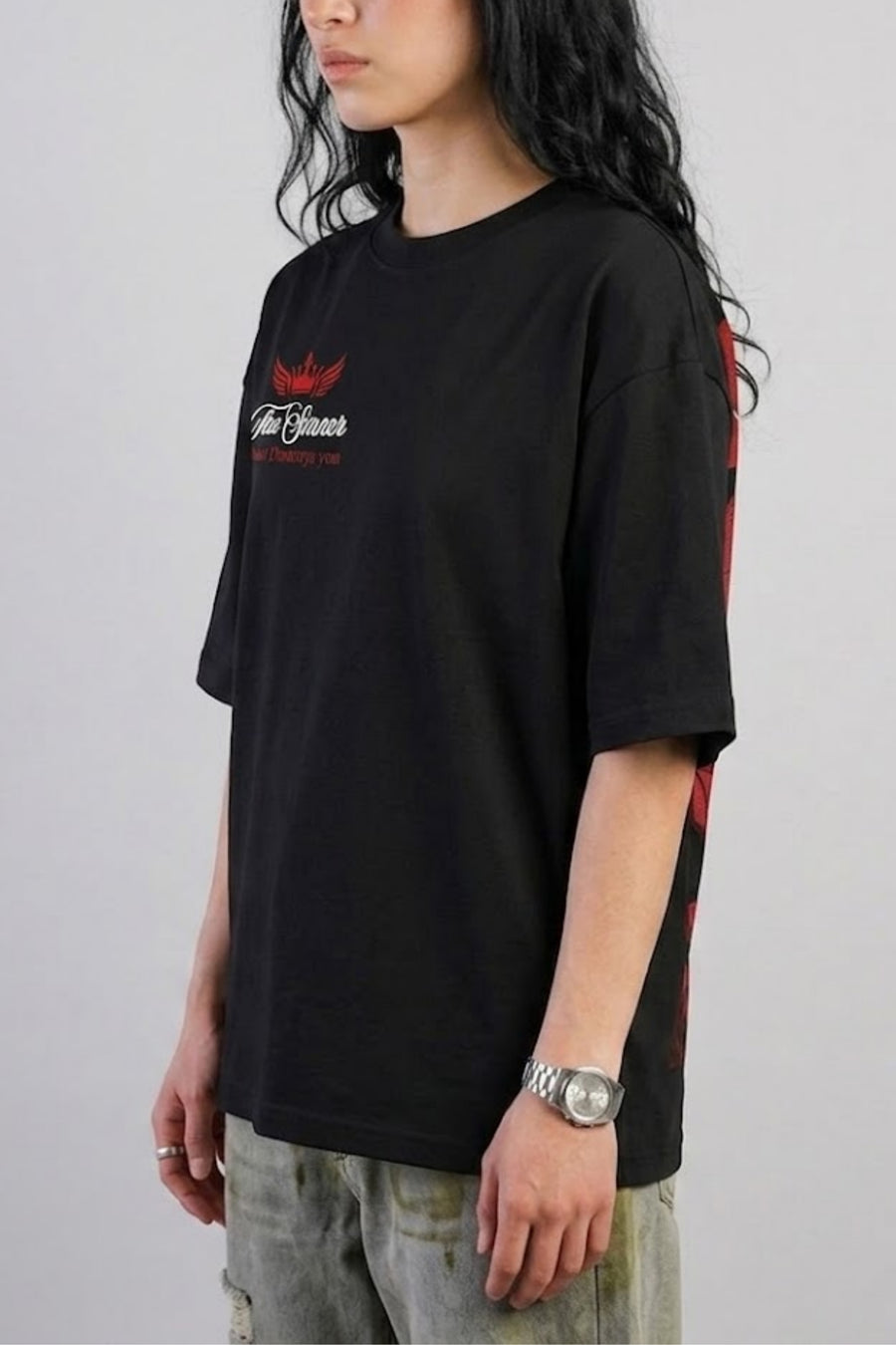 Conquer The Sinner Oversized T Shirt – Women