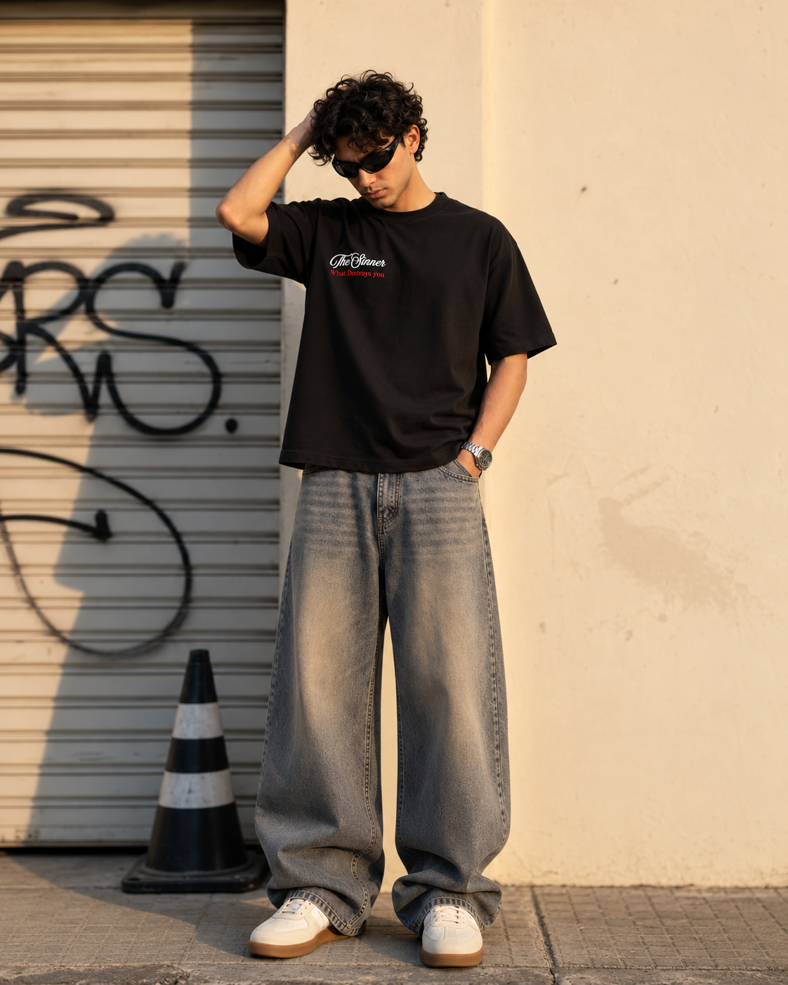Conquer The Sinner Oversized T Shirt – Men