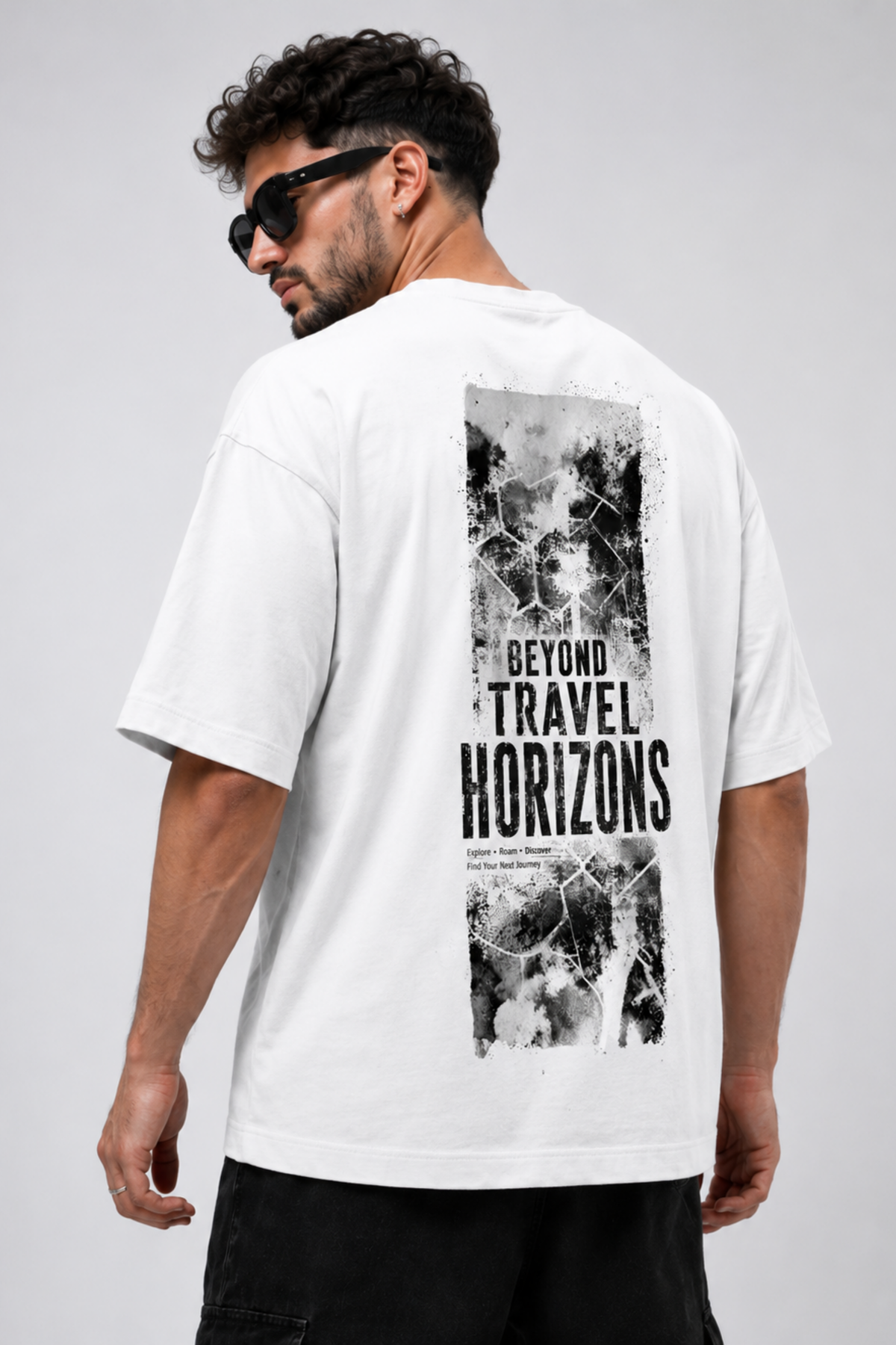 Earthstride – Travel Across Horizons Oversized T Shirt