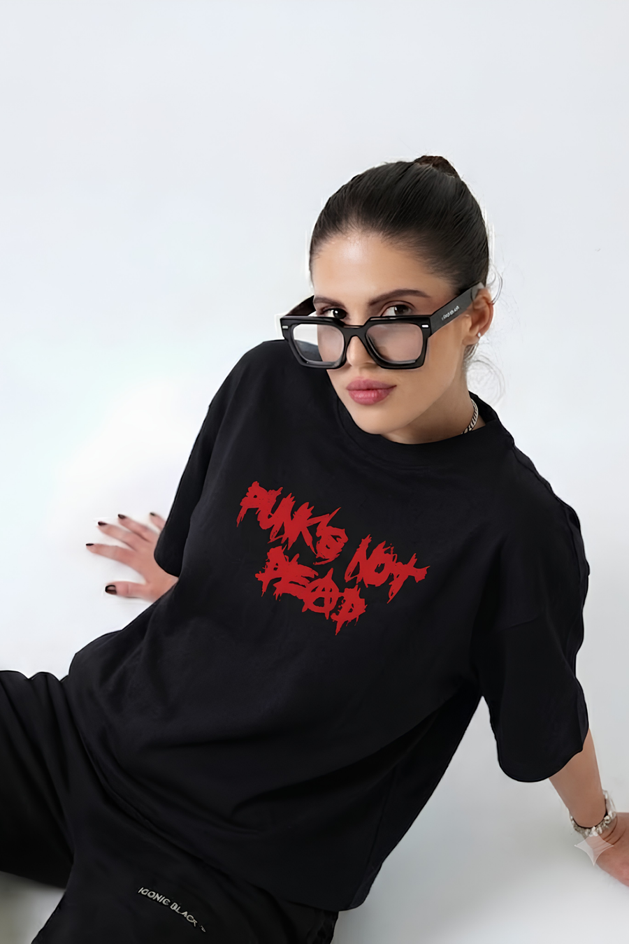Music Never Dies Oversized T Shirt – Women