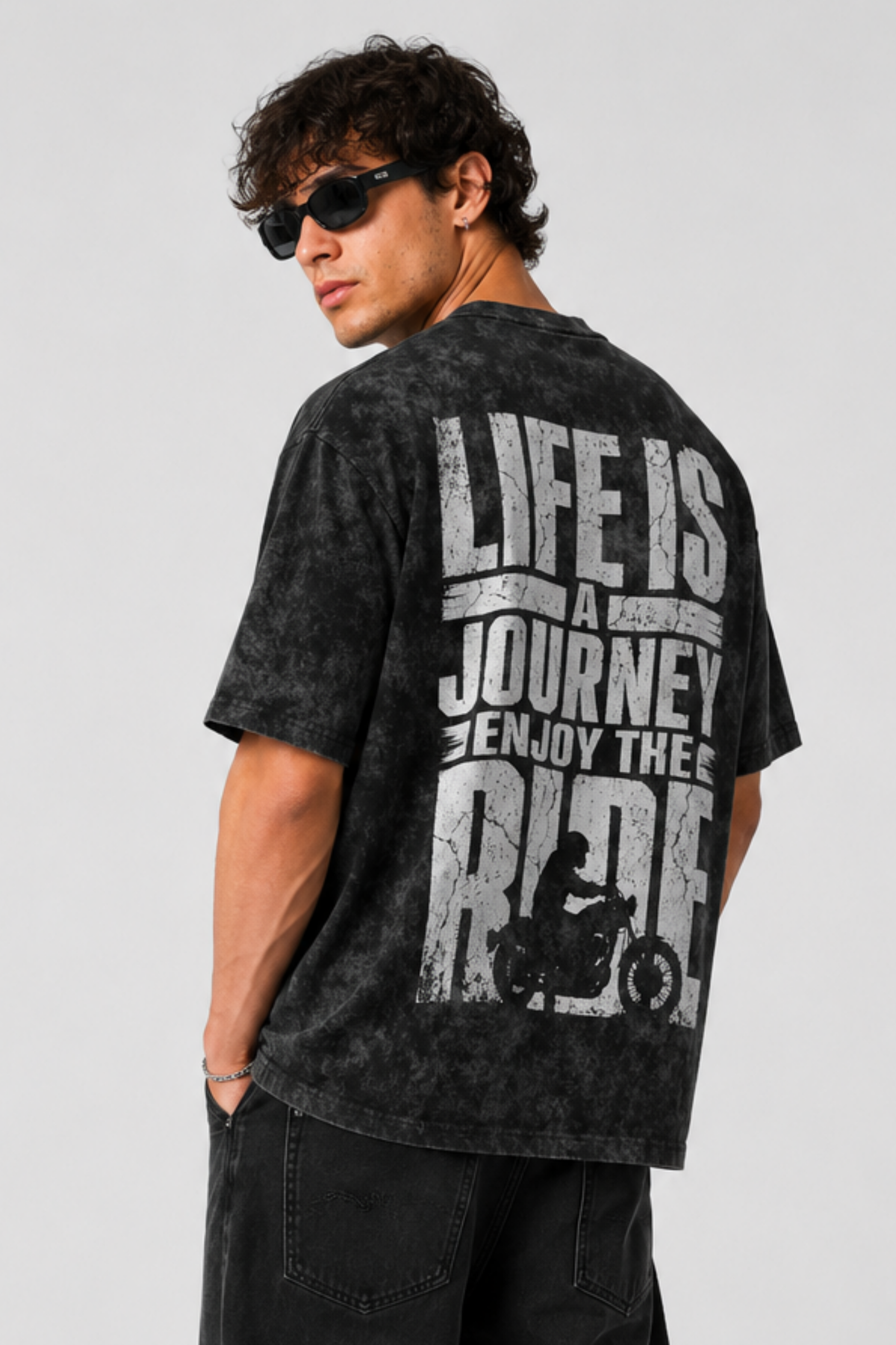 Life Is A Journey Enjoy The Ride Oversized T Shirt