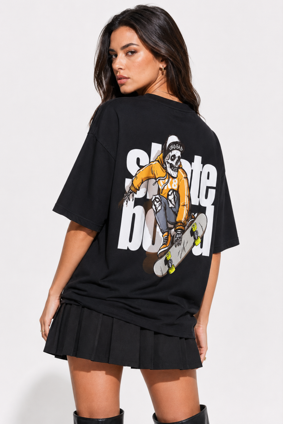 Skateboard Oversized T-Shirt Women